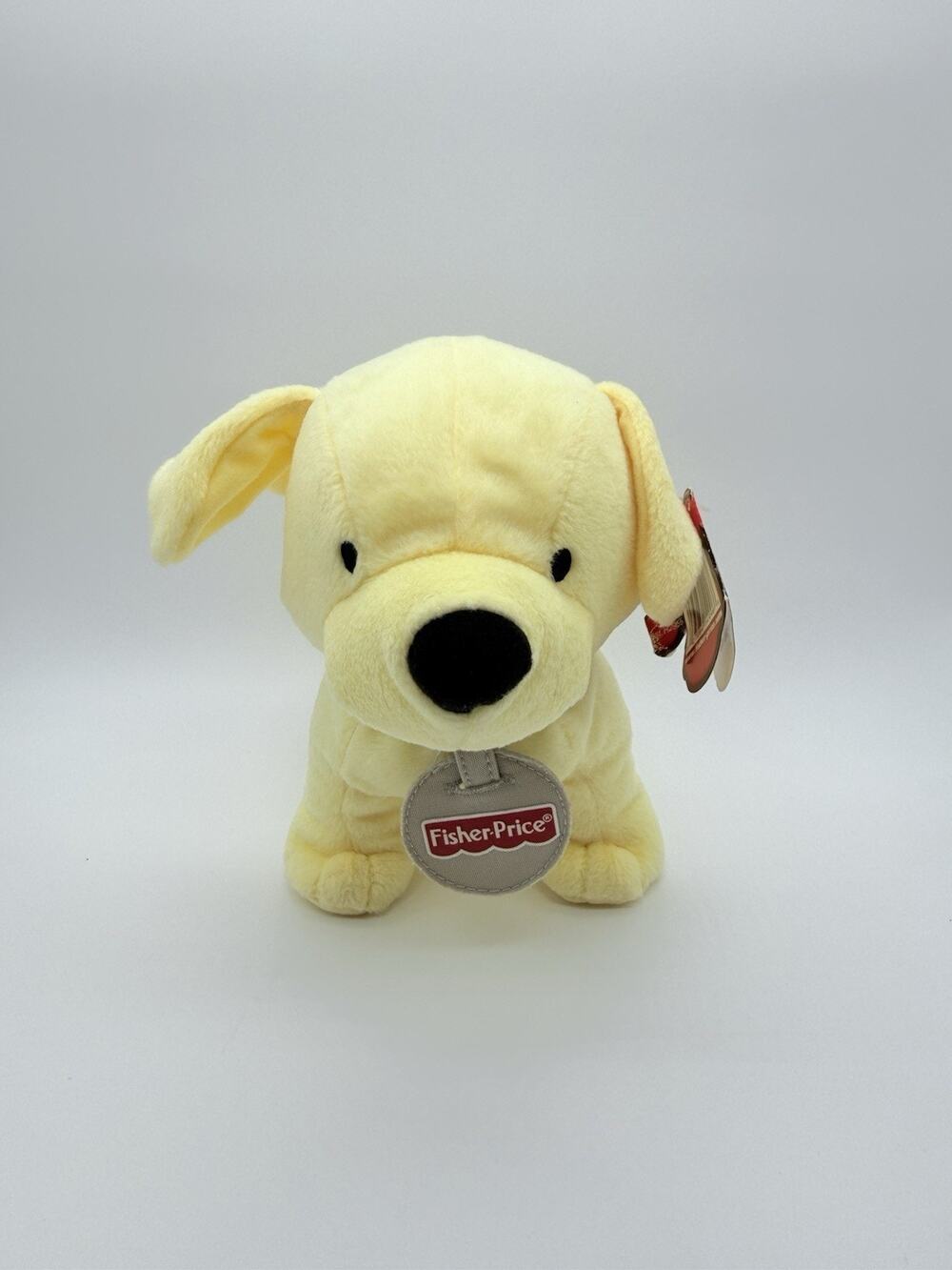 Fisher-Price 2003 Plush Yellow Puppy Pals Ari Dog Stuffed Animal Toy Yellow Lab